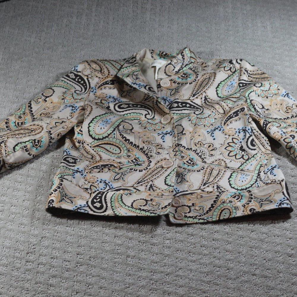 Parisian Signature Size 4P Paisley Blazer
